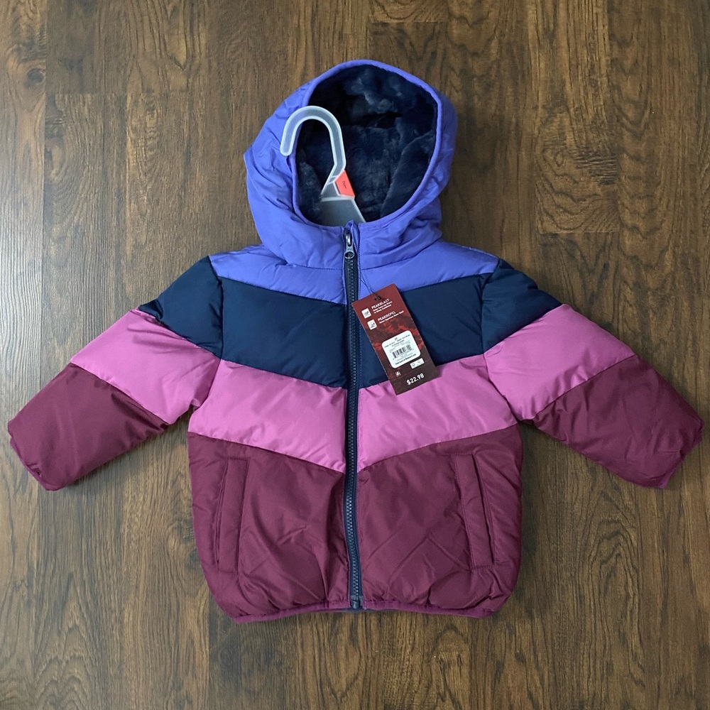 Swiss Tech Purple and Blue Girls Jacket